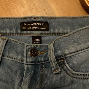 Banana Republic Blue Curvy Super-Stretch Legging Jeans